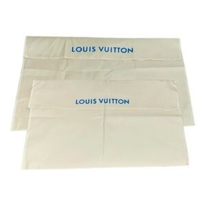Authentic Louis Vuitton Empty Envelope Dust Bags with Blue Logo (2)